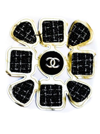 Gold plated embroidery sew on patches