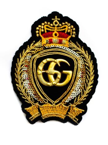 Metal Badge embroidery patches