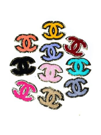 Glitter Brilliant Iron on Chenille patches