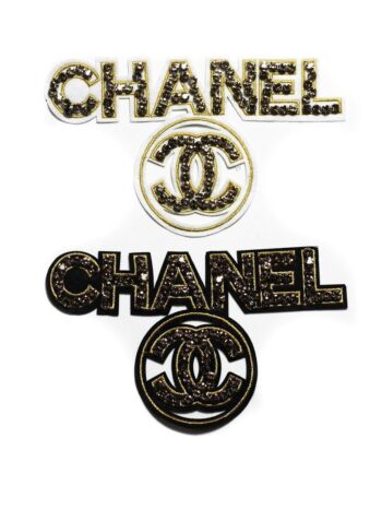 Letter Rhinestone pearl beaded patch