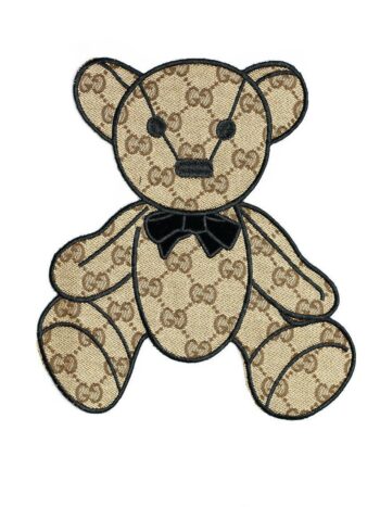 Bear Pattern Embroidered patch