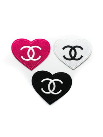 Heart Iron on Embroidery patches