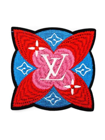 Red And Blue Iron on Embroidery patches