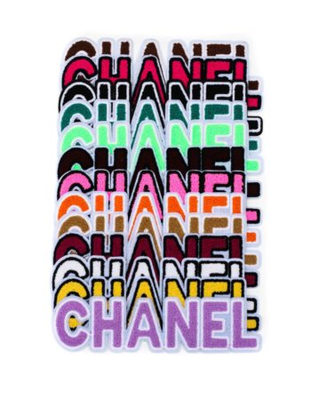 Cute bright color iron on chenille patches