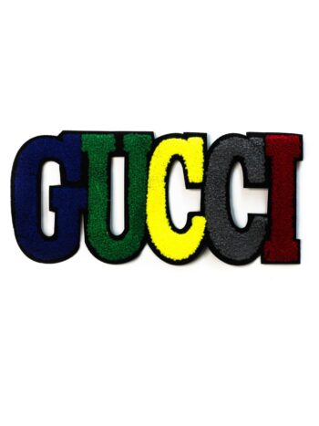 Large Chenille Patches Colorful iron on