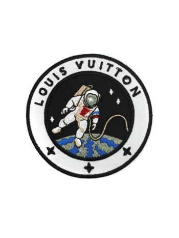 Space embroidered iron on patches
