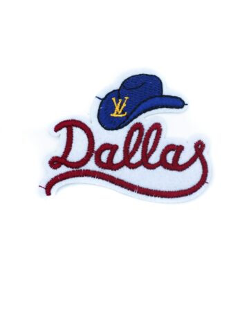 Dallas embroidered iron on patches