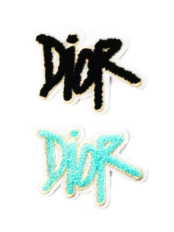 Chenille patches iron on embroidery patch