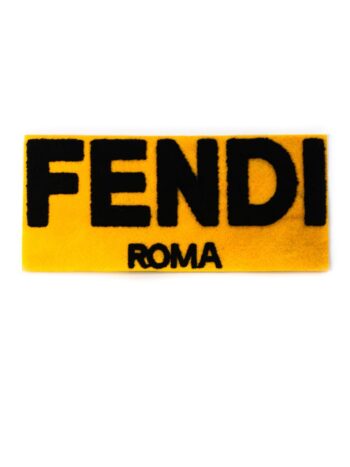 Yellow Large chenille patches