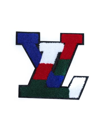 Multicolor colorful chenille Iron on patches