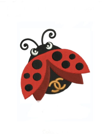 Lady bug cc embroidery Design