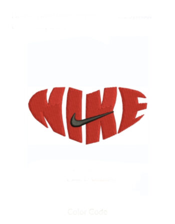 Nike embroidery Design