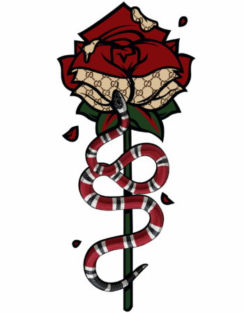 Gg flower iron on heat transfers