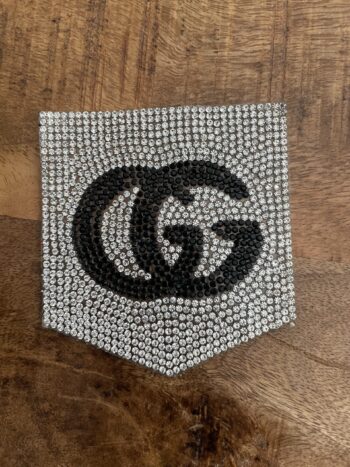 GG rhinestone patches