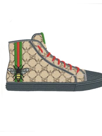 Shoe iron on embroidery patches