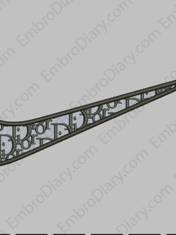 Swoosh dr iron on embroidery patches