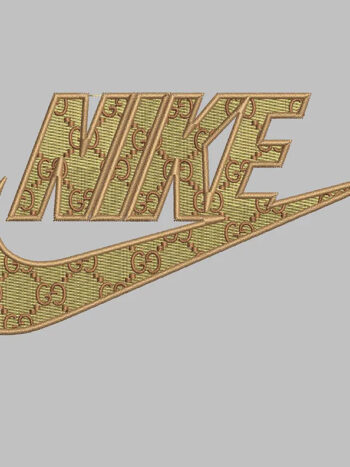 Swoosh GG iron on embroidery patches
