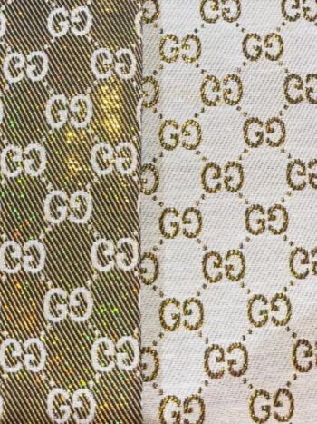 GG Metallic pattern fabric