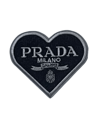 Heart iron on embroidery patches