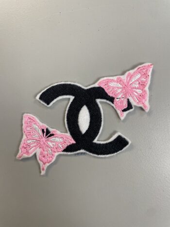 Butterfly C embroidery iron on patches