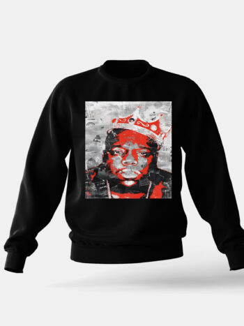 Biggie artwork graphic sweatshirt