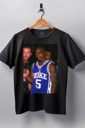 Pac jersey blue graphic tee