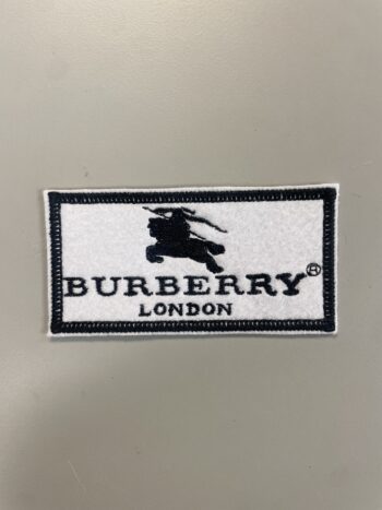 B London iron on embroidery patches