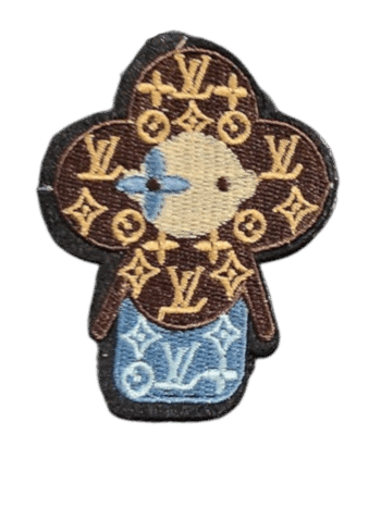 L embroidery iron on patches