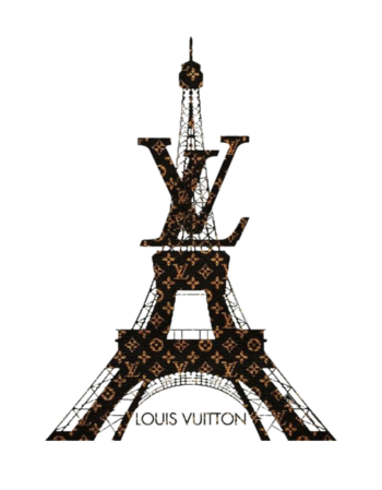 Eiffel tower iron on heat transfers