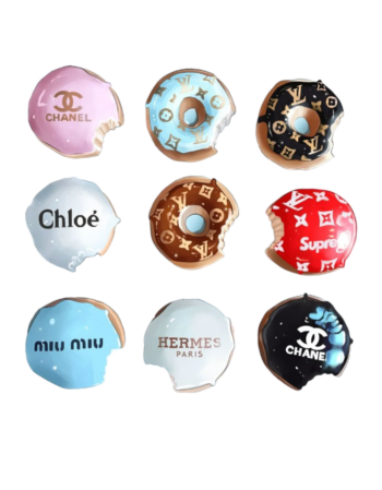 Donut iron on heat transfers