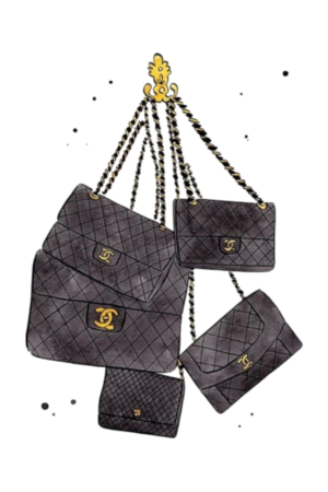 Black bags iron on heat transfers