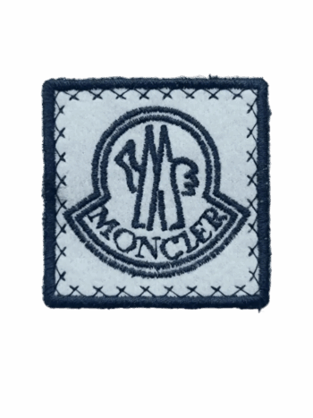 Square badge iron on patches