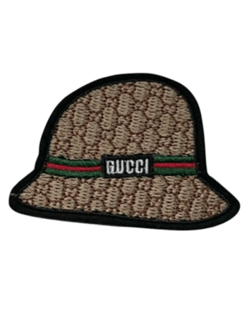 Bucket hat embroidery patches