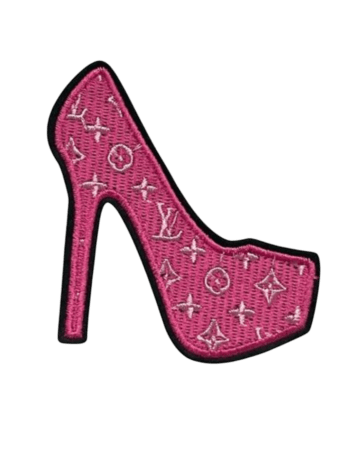 Heel pattern hat bag iron on patches