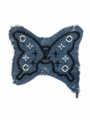 Denim iron on embroidery patches 2