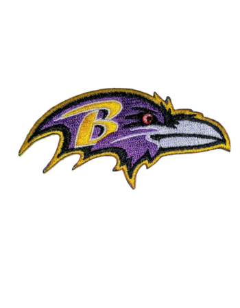 Baltimore Ravens logo nfl embroidery design