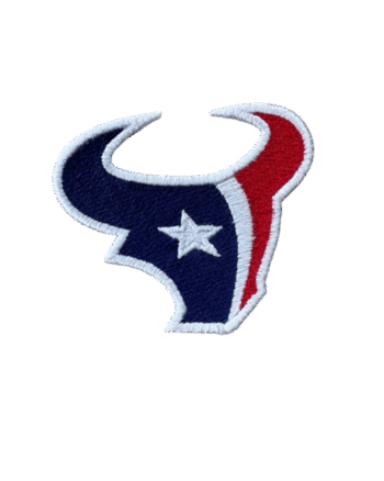 Houston Texans logo NFL embroidery design