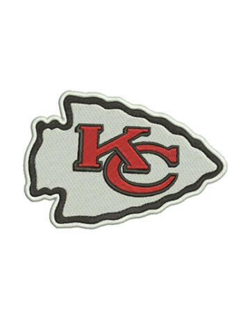 Kansas City Chiefs logo NFL embroidery design