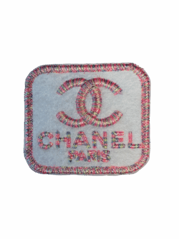Colorful C Embroidery patch