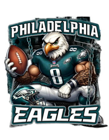 Eagles sports heat transfers