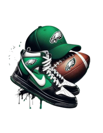 Eagles sports heat transfers 65