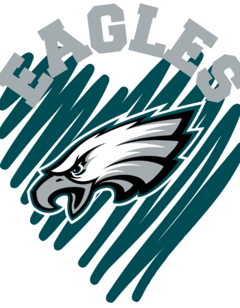 Eagles sports heat transfers