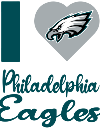 Eagles sports heat transfers