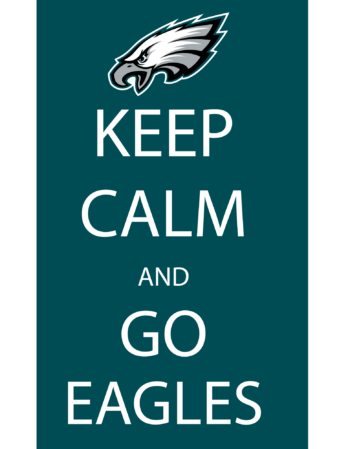 Eagles sports heat transfers