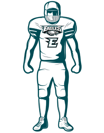 Eagles sports heat transfers