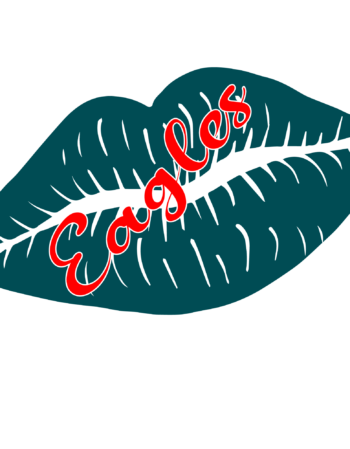 Eagles sports heat transfers