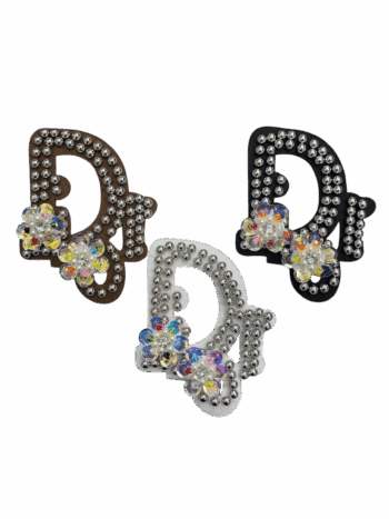 Small beaded pearl embroidery patches