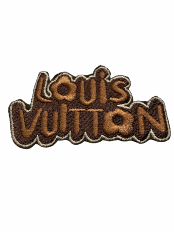 L iron on embroidery patches