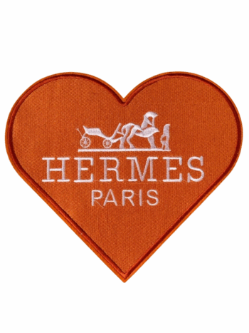 Heart iron on embroidery patches