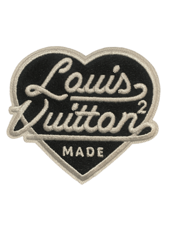 Black Heart iron on patches